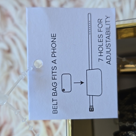 😚NWT Michael Kors Adjustable Belt Bag - Picture 6 of 6